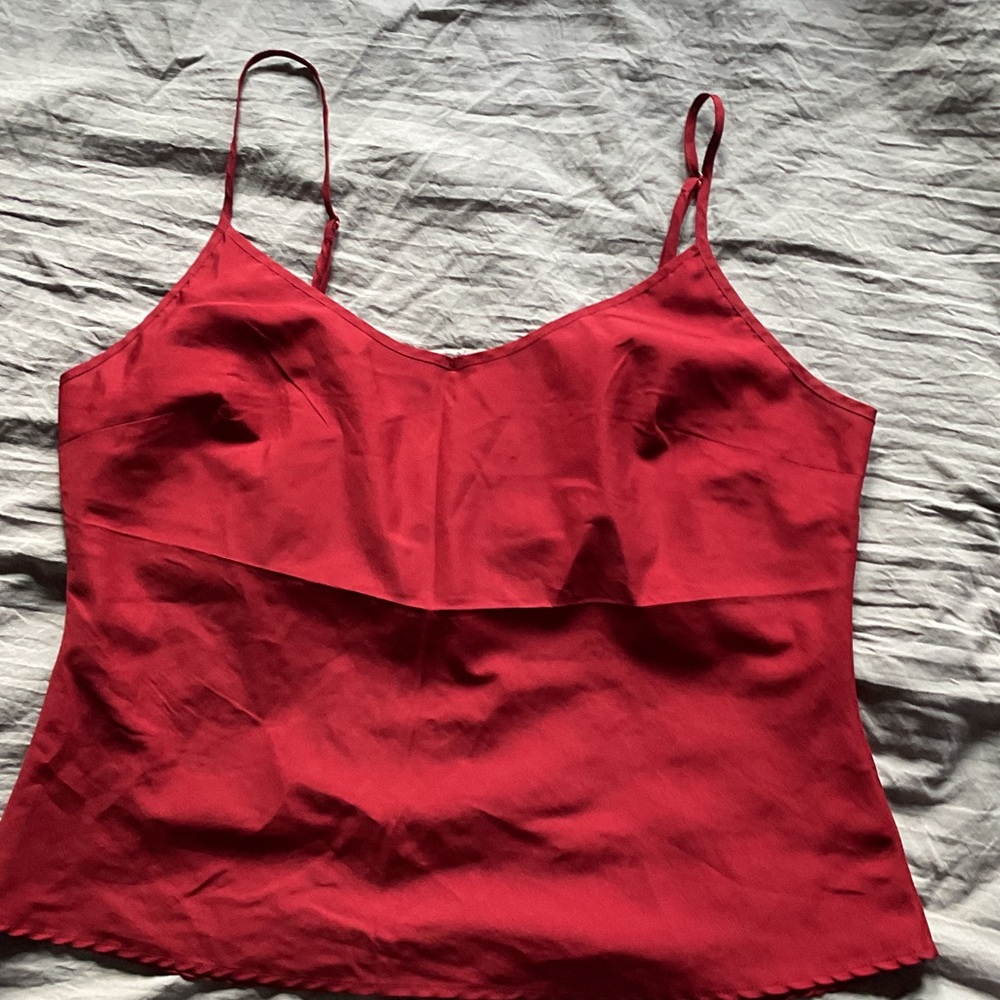 Elegant Red Women's Top